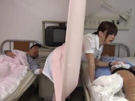 Pretty Nurse Hikaru Ayami Takes Hard creampie from Big Dick