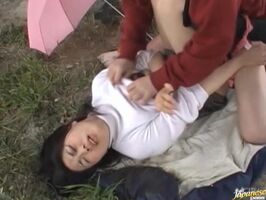 Japanese Babe Surprised & Ravaged by Massive Hard Cock