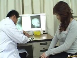 Asian Teen 18+ Slammed Hardcore by Horny Doctor in Steamy Exam Room Encounter