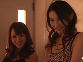 Anju & Azumi Share a Hard Cock After Filthy Blowjob Session