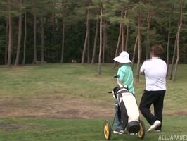 Japanese Cutie Takes a Naughty Break from Golf for Hot Sex