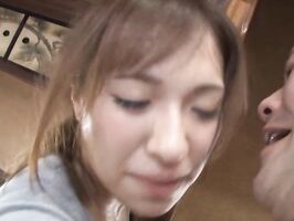 Kumi Nagano's Juicy Bubble Ass Sucked & Savagely Stood F*cked