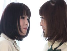 Cute Japanese lesbians Yui Rena and Ruka Seiko have much experience