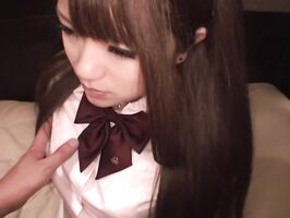 Riona Minami's Teen 18+ Bush Soaked With Cream Pie