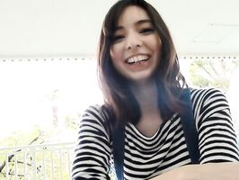 Karina Nishida Rides Hard - Sexy Babe Takes Massive creampie cumshot