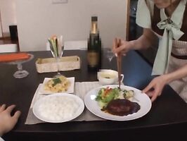 Playful housewife Rio in nurse uniform is banged hard