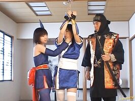 Airi & Meiri Cosplay - Hot Asian Twins Seduce in Busty Costume Play