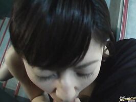 Rinako Hirasawa as an Alluring Asian Doll Delivers Mind-Blowing Blowjob