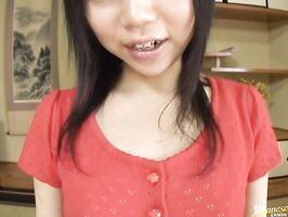 Lovely Minami Asaka Teases with Her Smooth, Wet Asian Pussy