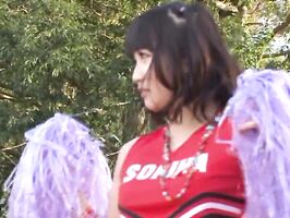 Yuri Shinomiya Dominates Group Sex as Spicy Cheerleader Gangbang Unfolds