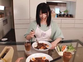 Ai Uehara's Steamy Kitchen Fuck - Housewife Takes Hard creampie