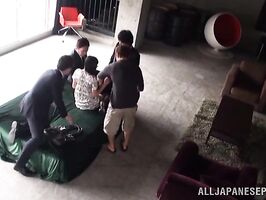 Nana Ogura in Hot Stockings – Teen 18+ Sucks & Seduces Hard