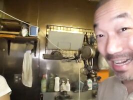 Petite Japanese Housewife Takes Hard fucking on Dining Table