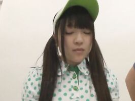 Cute Teen 18+ in Green Golf Outfit Takes a Wild Fuck Luck