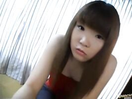 Hot Japanese Teen 18+ Kumi Ohkubo Sucks & Fucks Hard On Camera