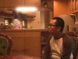 Akiho Yoshizawa as Sexy Housewife Jerks Off Her Husband After Shower Fun