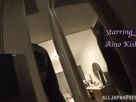 Aino Kishi Japanese teen is posing and getting a fucking