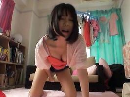 Sweet Japanese Beauty's Wild Solo Masturbation Fantasy Unleashed