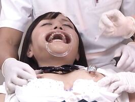 Juicy Japanese AV Star Fucks Her Horny Dentist Boss Hard