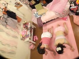 Raunchy Lesbian action involving hot Asian honeys