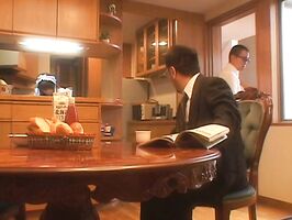 Akiho Yoshizawa as Hot Maid Sucks Hard in Steaming Stockings Scene