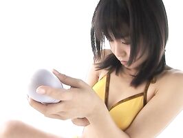 Nana Nanaumi Teases in Yellow Bikini – Toy Play Gone Wild