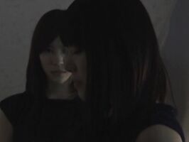 Kinky lesbians play hot pussy games indoors