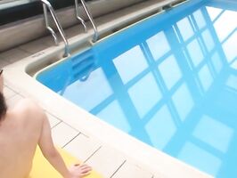 Young 18+ Babe Sucks Her Coach Underwater in the Pool - Steamy AF Encounter