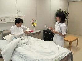 Horny Asian schoolgirl has hardcore sex in a hospital