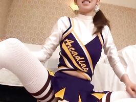 Meisa Chibna Takes Hard Rear Action as Sexy Asian Cheerleader