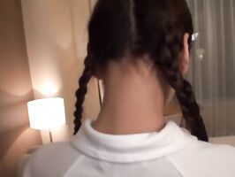 Naughty JP model Anna Hashimoto is into foursome fucking