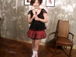 Alluring Milf in School Uniform Teased & Pleasured with Sexy Toys