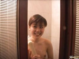 Haruna Itoh's Mind-Blowing Blowjob Session in the Bathroom Stall