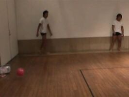 Japanese Babes Go Wild Playing Naughty Ball Games in the Buff