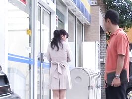 Naked Under Coat - Perverted Japanese Beauty Exposed Outdoors