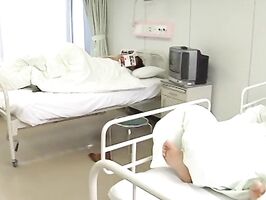 Hikari Kirishima - Cute Nurse Gives Blowjob & Titjob for Cum Reward