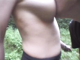 Busty Amateur Fucks Hard Outdoors – Wild Natural Blowjob & Sex