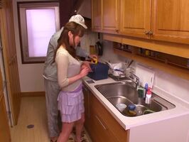 Akari Hoshino Licks Ass & Balls Before Deepthroat Blowjob Session