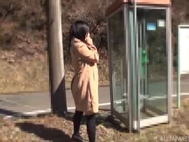 Japanese Maid Seduced in Car – Guy Touches Her Wet Beaver Slowly