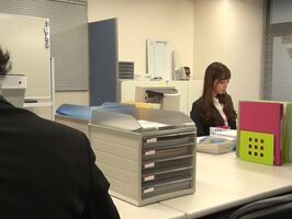 Anri Hoshizaki's Office Masturbate Session - Horny Desk Pleasure